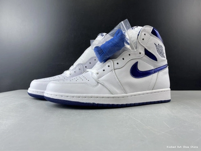 Kicked Out Shoe Store (2016) Retro Navy Metallic Jordan 1 Air 555088-106 0714